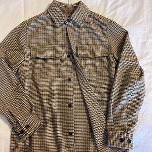 H&M Small Houndstooth warm shirt jacket Size Small Men
